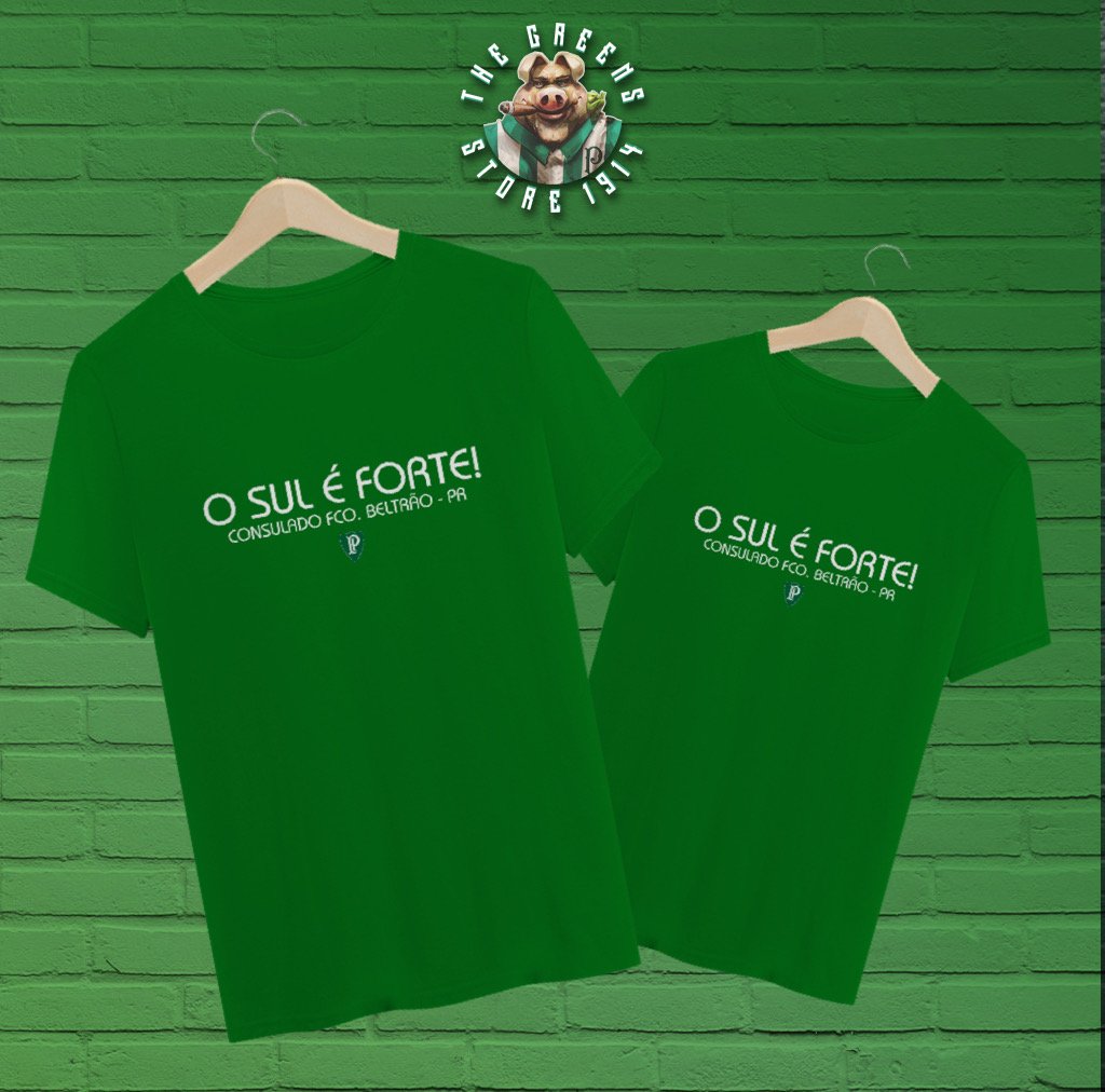 Camiseta O Sul é Forte (verde)