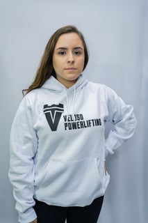 Nome do produto MOLETOM VELOSO POWERLIFTING - BRANCO