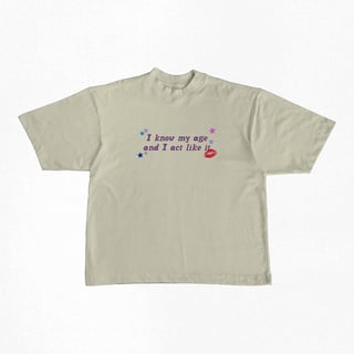 Nome do produtoCamiseta Oversized | all‐american b**** - Olivia Rodrigo