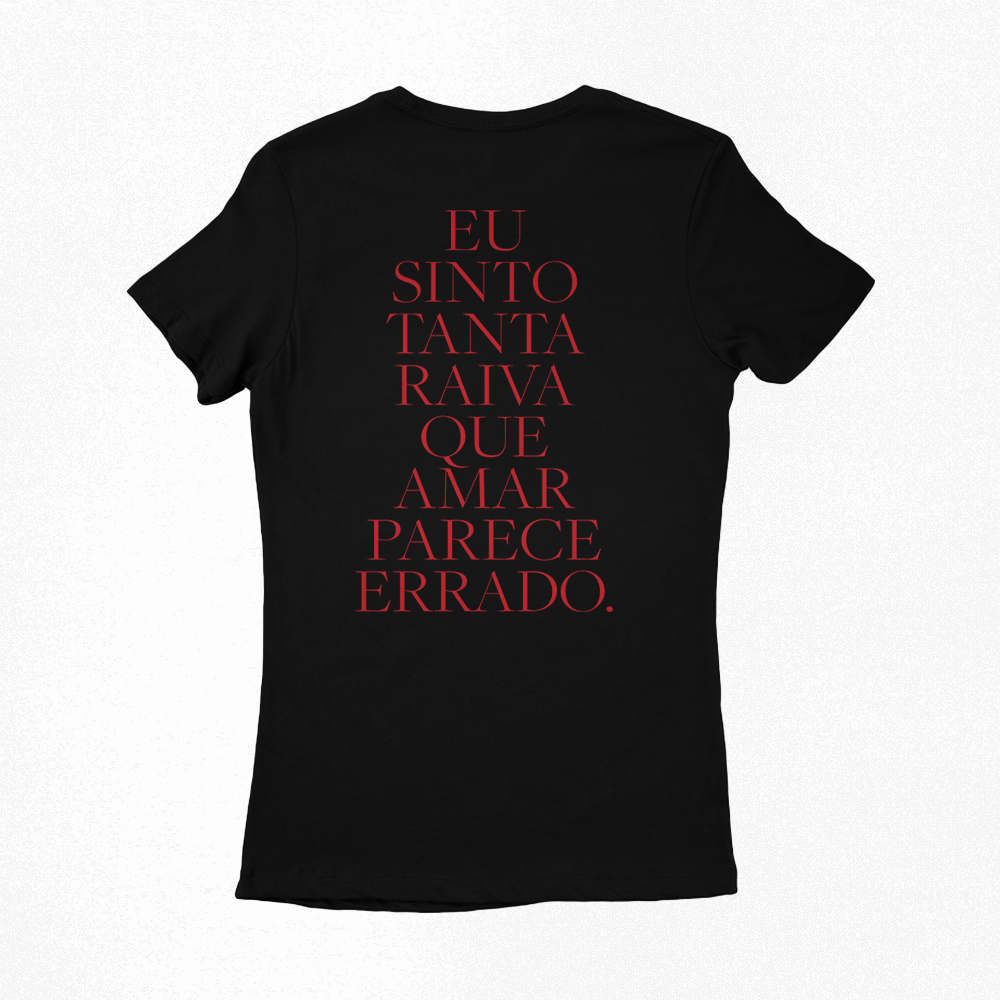 Nome do produto: Baby Look | Eu Sinto Tanta Raiva... - Baco Exu do Blues