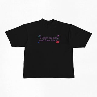 Nome do produtoCamiseta Oversized | all‐american b**** - Olivia Rodrigo