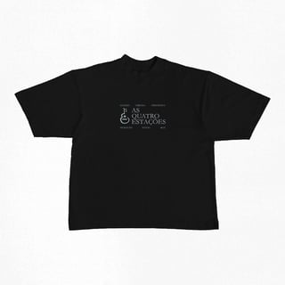 Nome do produtoCamiseta Oversized | As Quatro Estações - Legião Urbana