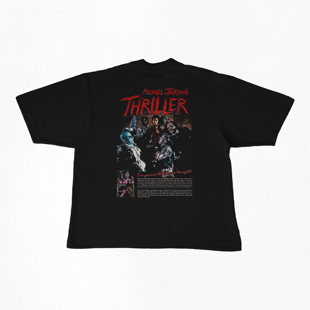 Nome do produto: Camiseta Oversized | Thriller - Michael Jackson