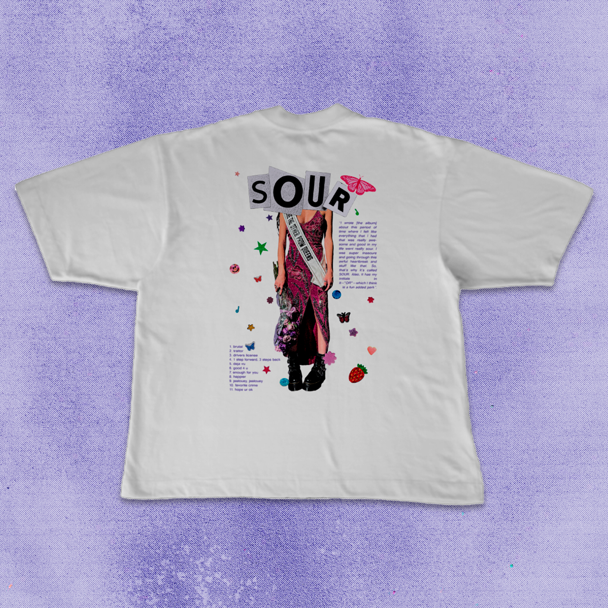 Camiseta Oversized | SOUR - Olivia Rodrigo