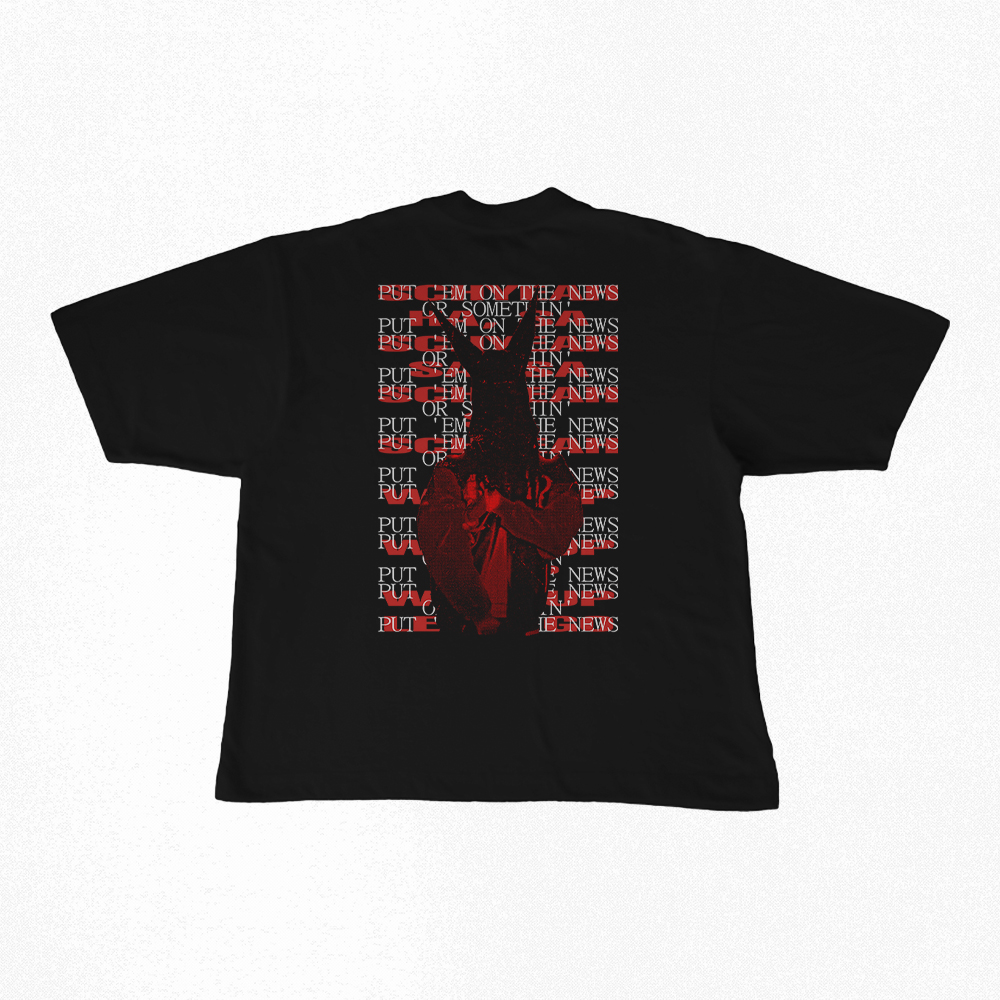 Nome do produto: Camiseta Oversized | MUSIC - Playboi Carti