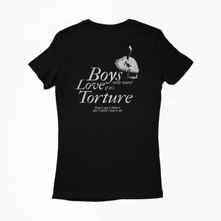 Nome do produtoBaby Look | Boys Only want Love... - Taylor Swift