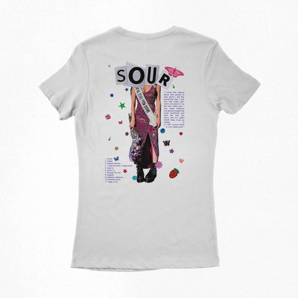 Nome do produto: Baby Look | SOUR - Olivia Rodrigo