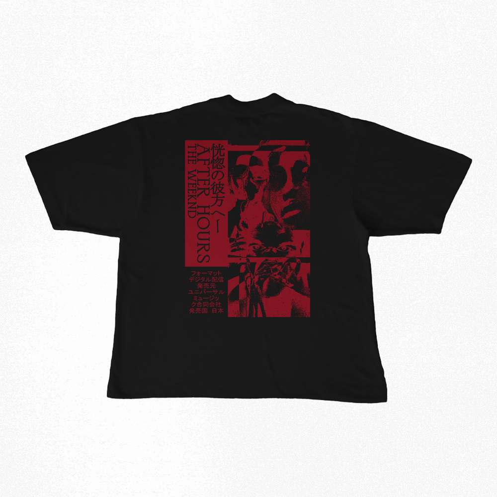 Nome do produto: Camiseta Oversized | After Hours - The Weeknd
