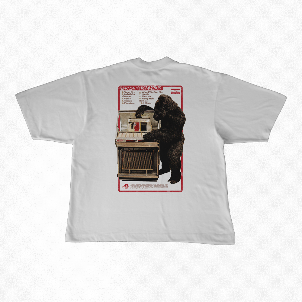 Nome do produto: Camiseta Oversized | Unorthodox Jukebox - Bruno Mars