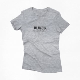 Nome do produtoBaby Look | Beatlemania! - The Beatles