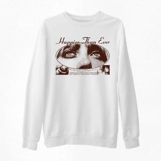 Nome do produtoMoletom | Happier Than Ever - Billie Eilish