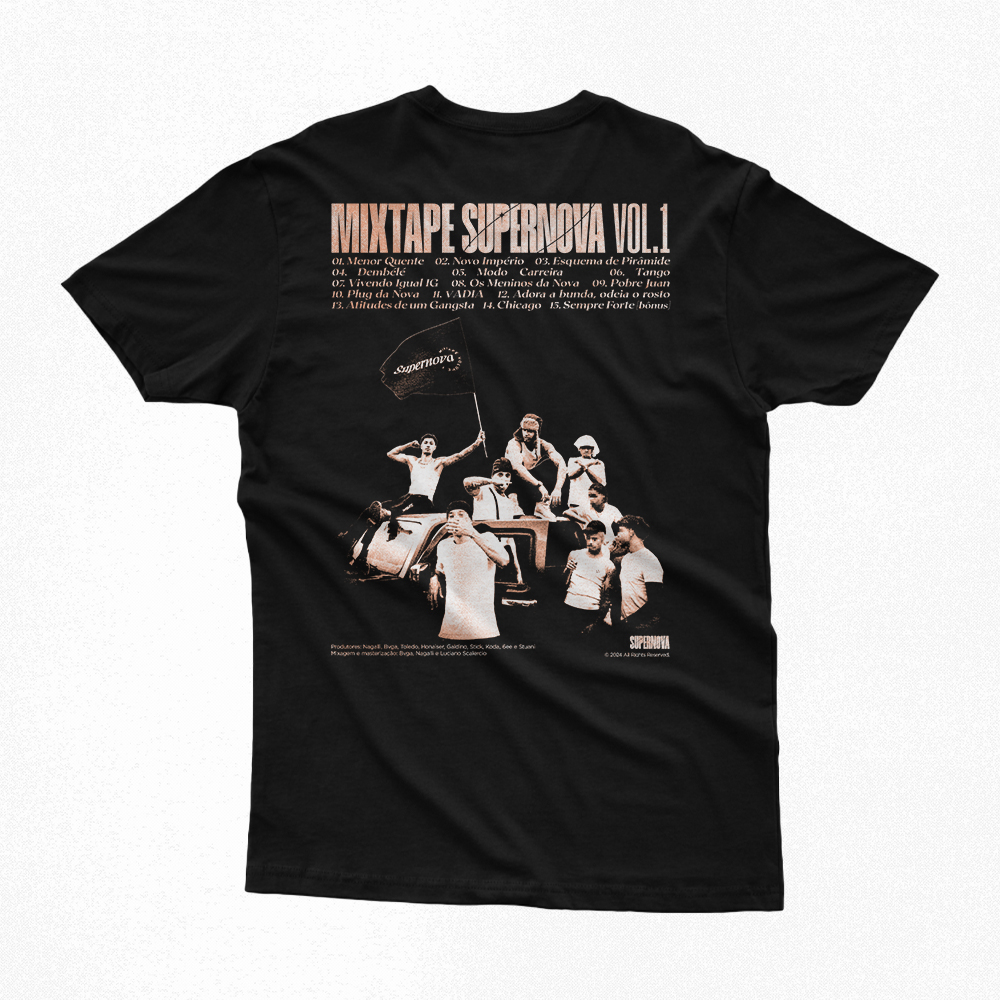 Nome do produto: Camiseta | Mixtape Vol 1 - Supernova Ent