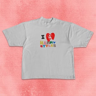 Camiseta Oversized | I Love Harry Styles - Harry Styles