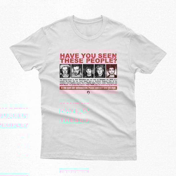 Camiseta | HAVE YOU SEEN THESE PEOPLE? - One Direction