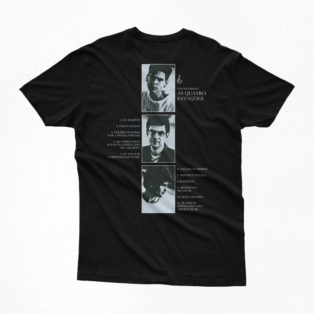 Nome do produto: Camiseta | As Quatro Estações - Legião Urbana