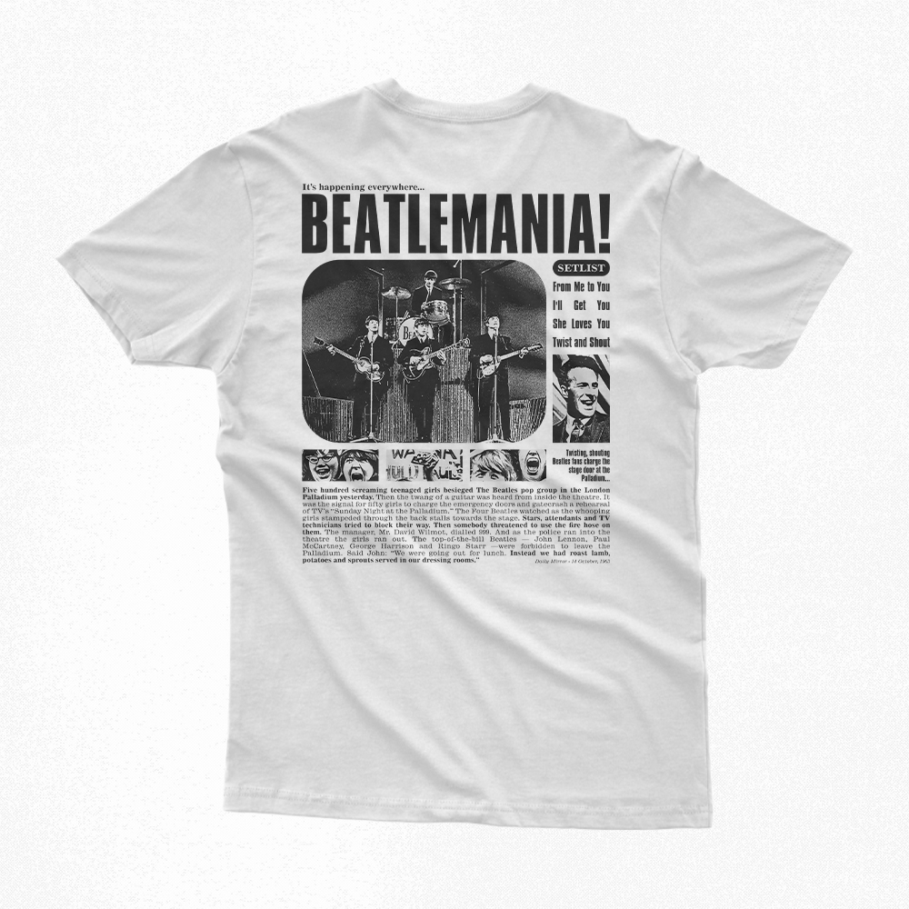 Nome do produto: Camiseta | Beatlemania! - The Beatles