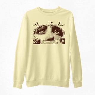 Nome do produtoMoletom | Happier Than Ever - Billie Eilish