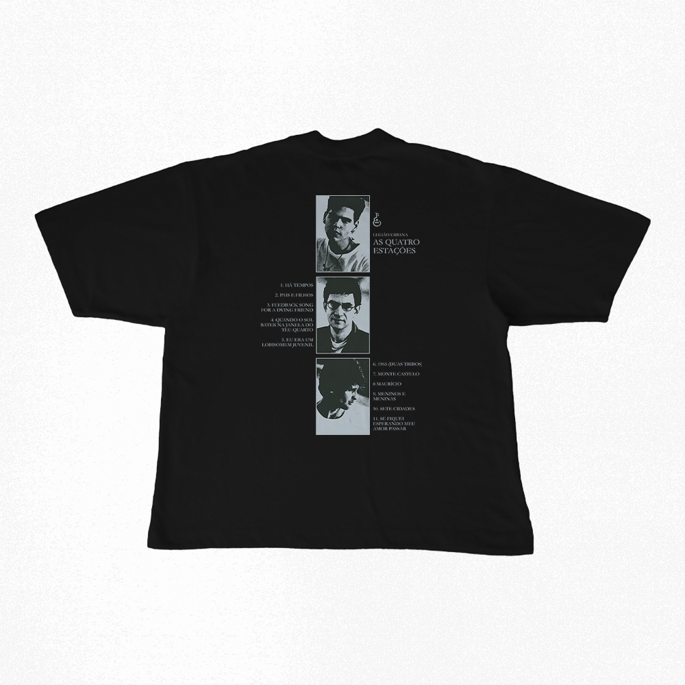 Nome do produto: Camiseta Oversized | As Quatro Estações - Legião Urbana