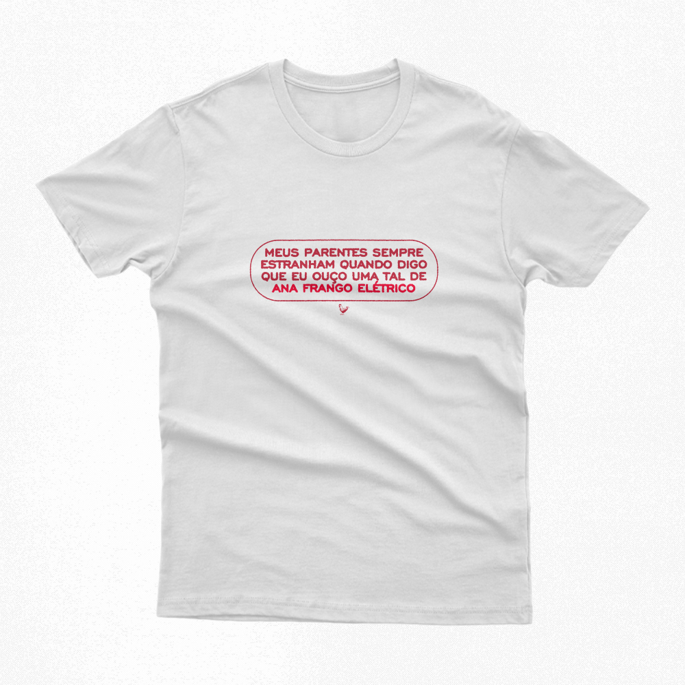 Nome do produto: Camiseta | Uma tal de... - Ana Frango Elétrico