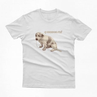 Nome do produtoCamiseta | q musca rui