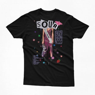 Nome do produtoCamiseta | SOUR - Olivia Rodrigo