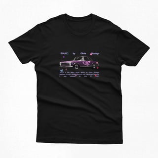 Nome do produtoCamiseta | SOUR - Olivia Rodrigo
