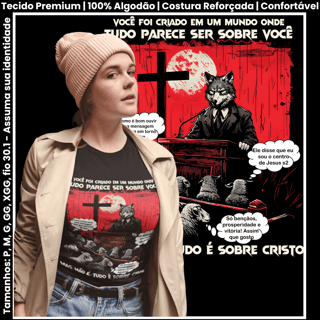 Nome do produto É Tudo Sobre Cristo (Unissex)