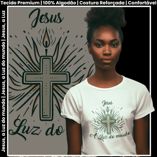 Nome do produto Jesus, a Luz do mundo (unissex)