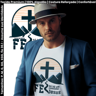 Nome do produto Só há um caminho, Jesus (Unissex)