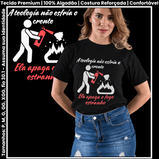 Nome do produto A teologia não esfria (Unissex)