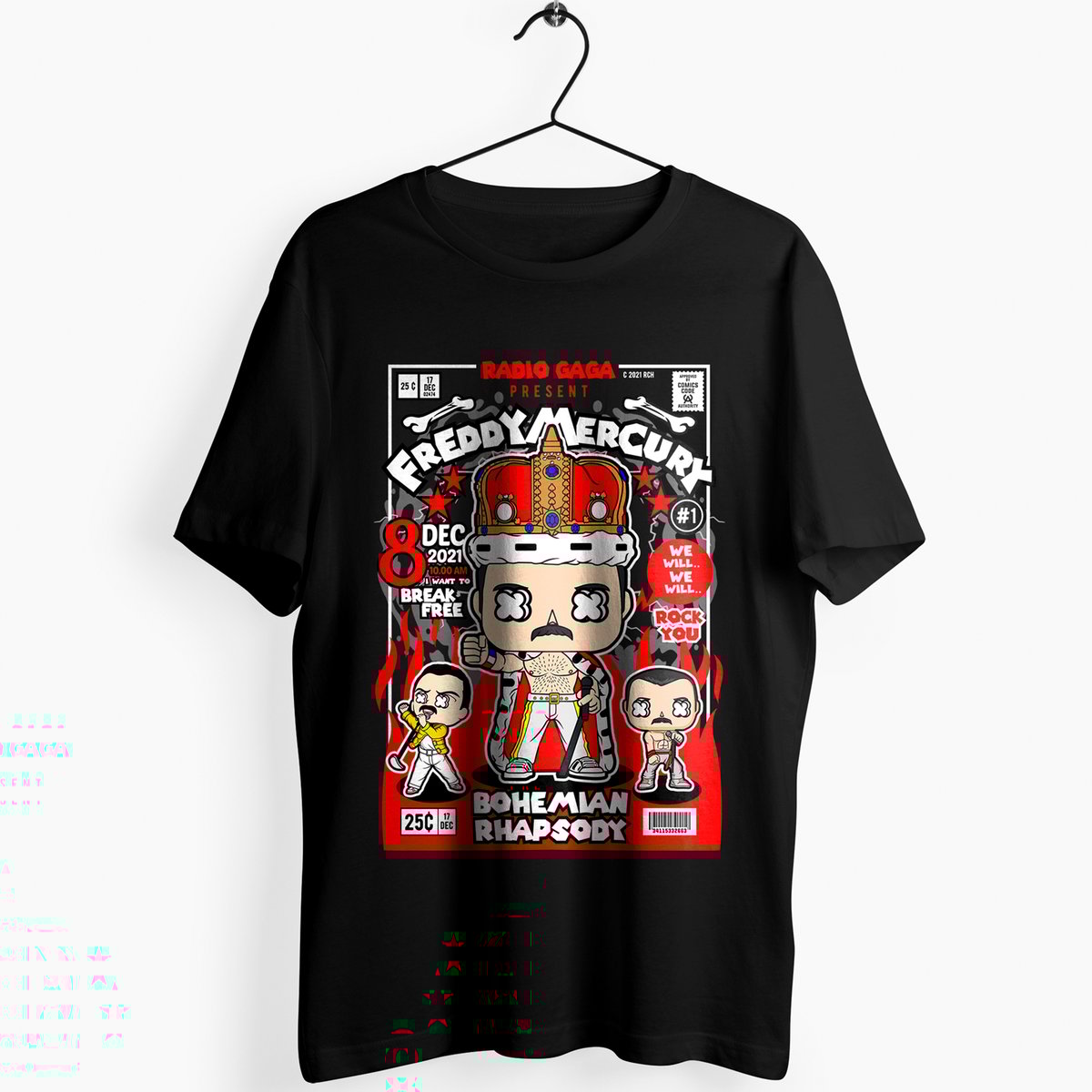 Nome do produto: Camiseta Freedy Radio Gaga