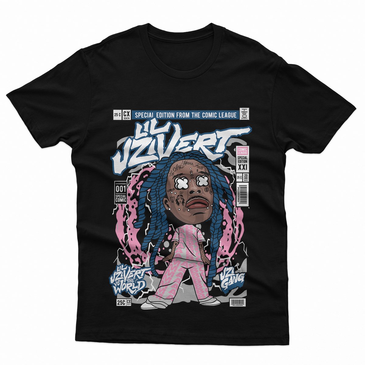 Nome do produto: Camiseta cultura Pop Lil Uzi 