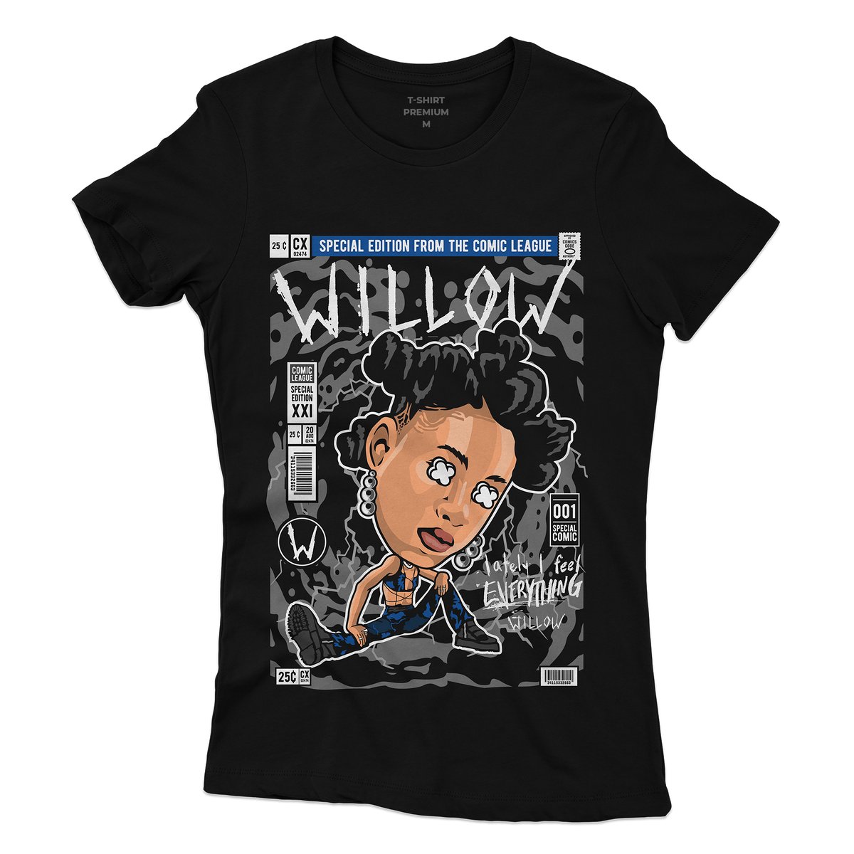 Nome do produto: Baby Look Willow Smith comics