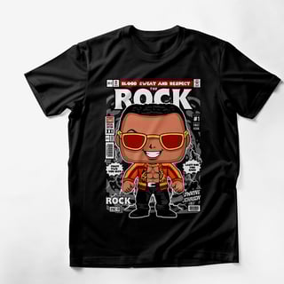 Nome do produto Camiseta The Rock Comics Pop