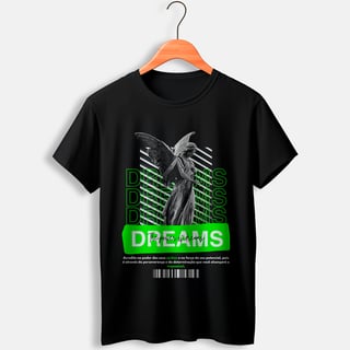 Nome do produto Camiseta Sonhos impossíveis 