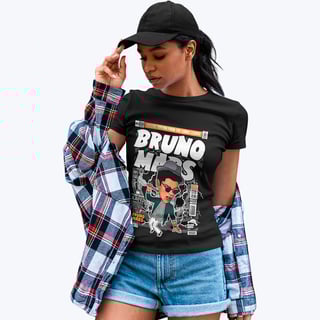 Nome do produto Baby look Bruno Mars comics