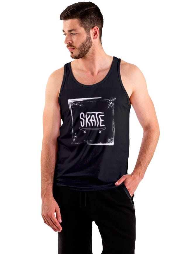 camiseta regata skate