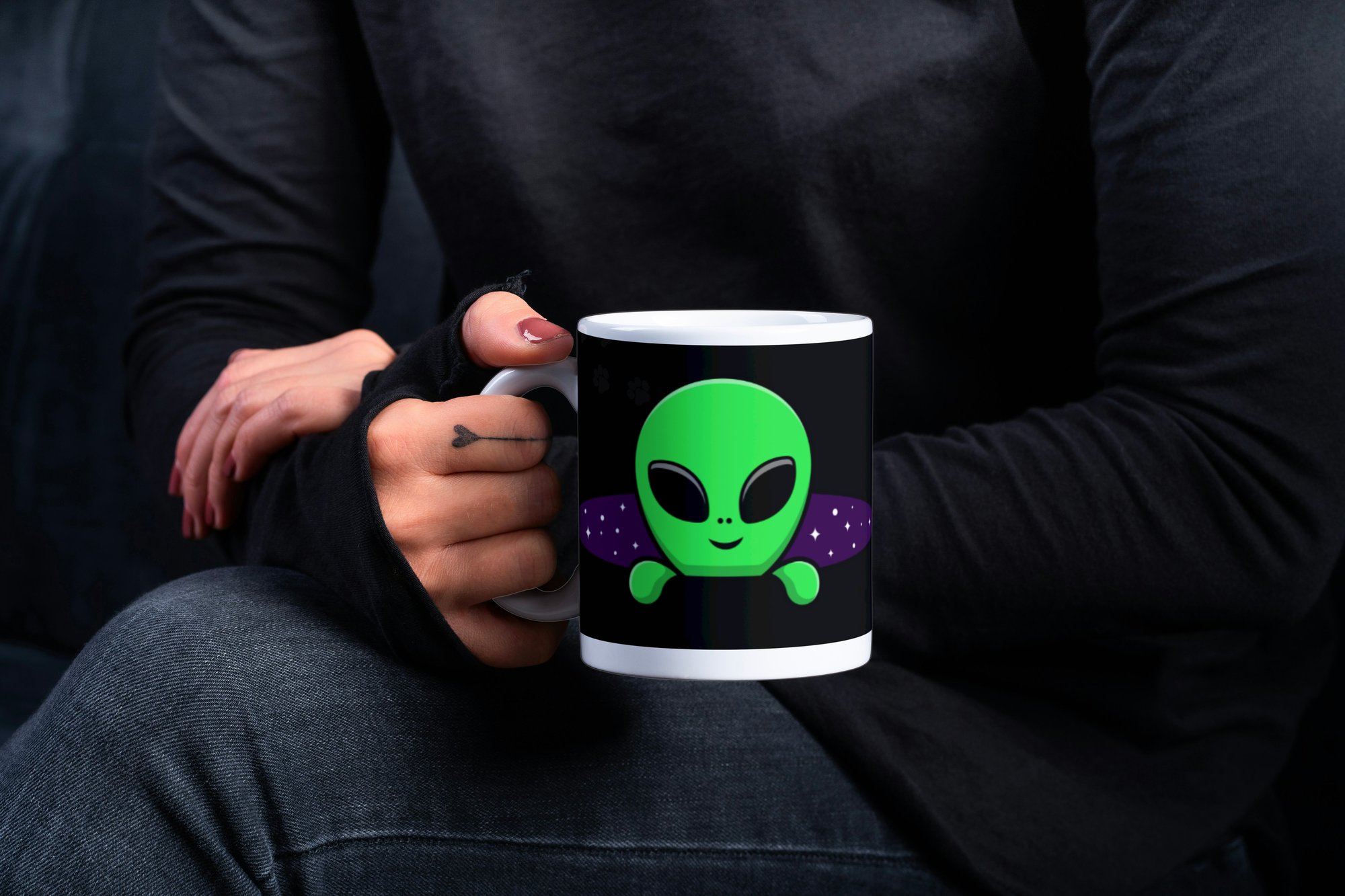 caneca coleçao alien 