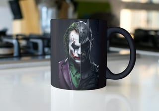 caneca batman e coringa