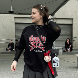 Nome do produto Camiseta Oversized - DominATE tour - SKZ