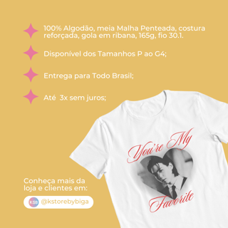 Nome do produto Camiseta Suga - My Favorite