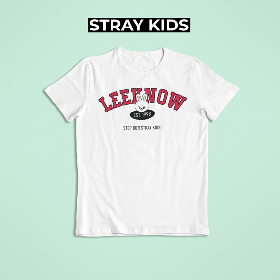 Camiseta LEEKNOW - STRAY KIDS