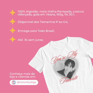 Nome do produto Camiseta J-Hope - My Favorite