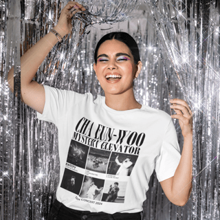 Nome do produto Camiseta Cha Eunwoo - Mystery Elevator 
