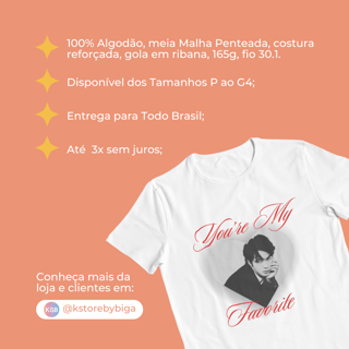 Nome do produto Camiseta Jin - My Favorite