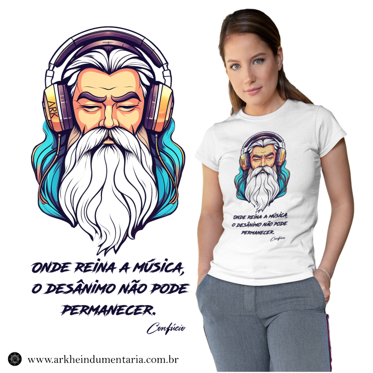 Nome do produto: Confúcio / Frase / Música [BABY LONG]