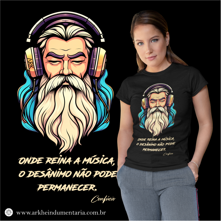 Nome do produto: Confúcio / Frase / Música [BABY LONG]