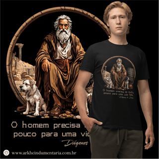 Diógenes / Frase / Vida Feliz [UNISEX]