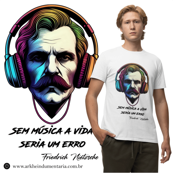 Nietzsche / Frase / Música [UNISEX]