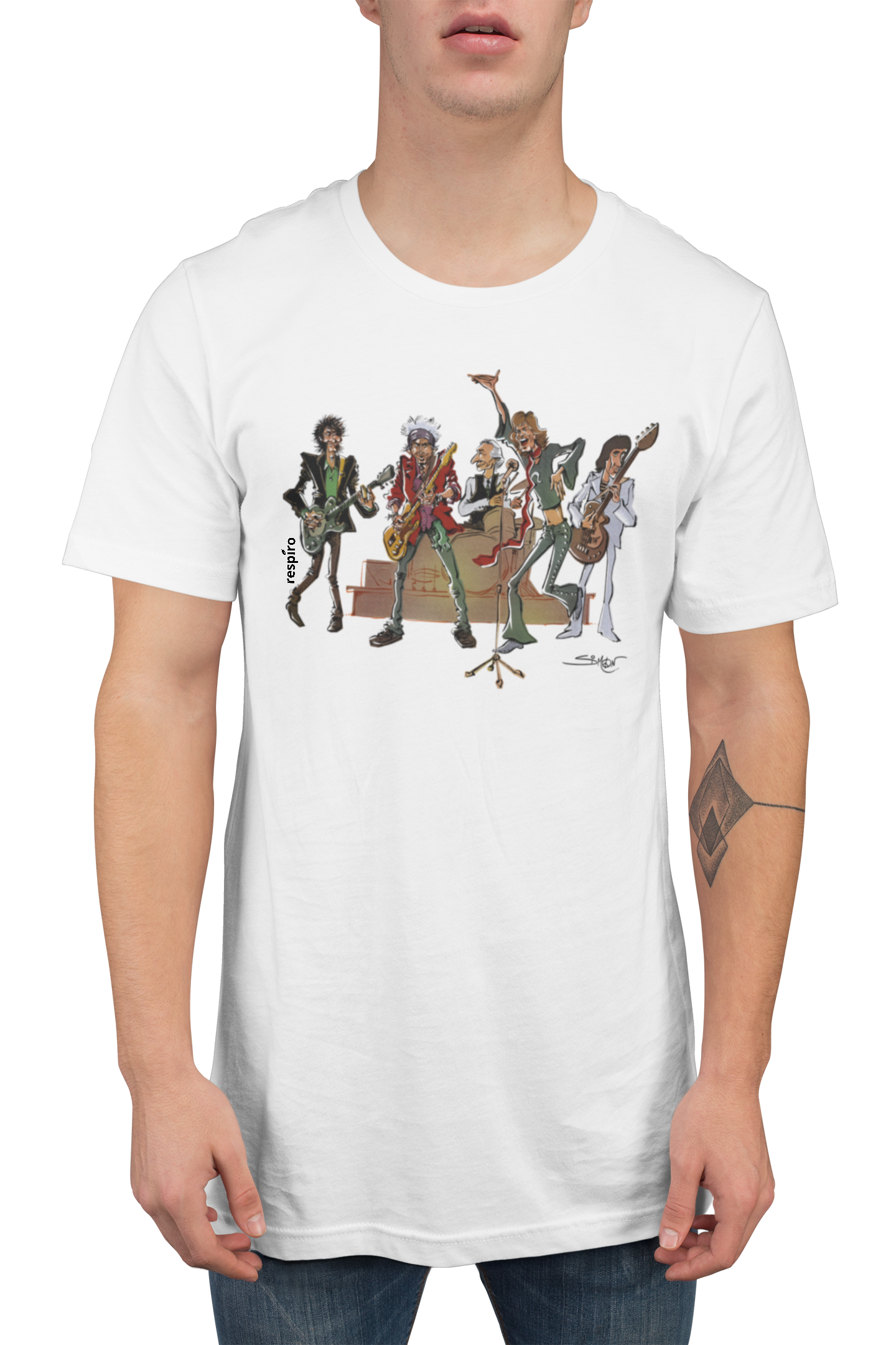 Camiseta The Rolling Stones por Simon